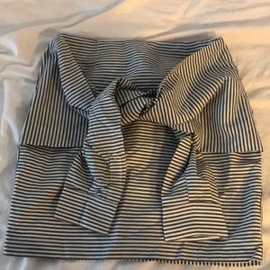 Joa mini tie waist skirt